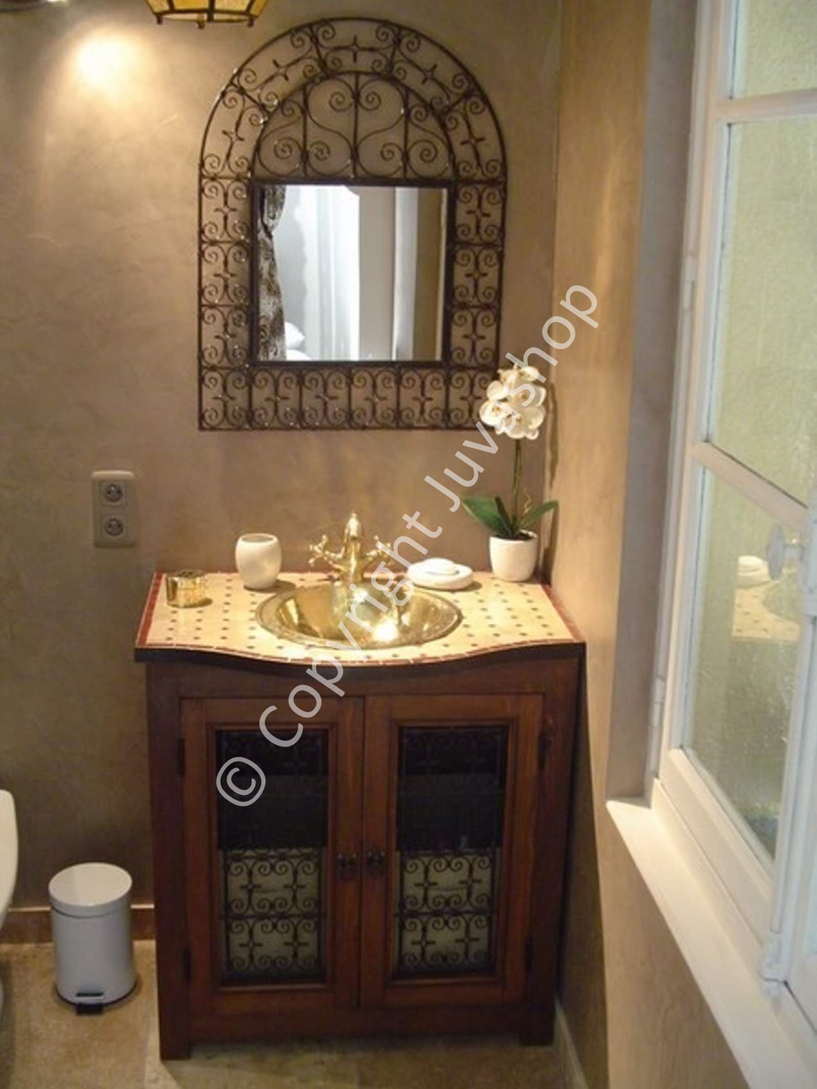 meuble salle de bain miroir vasque marocains juvashop3